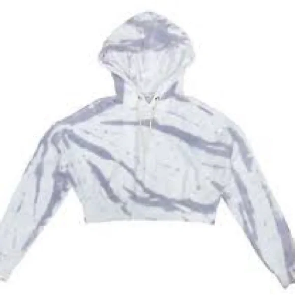 Good American Purple Tie Dye Hoodie - Picture 4 of 13